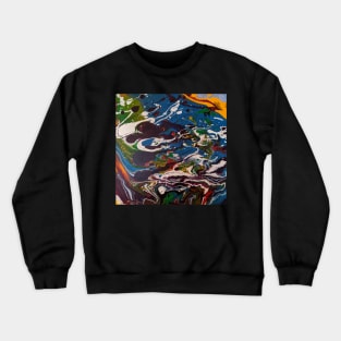 Nebula 2 - Pour Painting Crewneck Sweatshirt